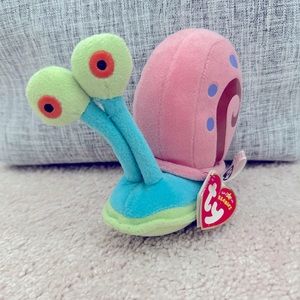 Gary the snail SpongeBob character beanie baby - Ty tag still attached